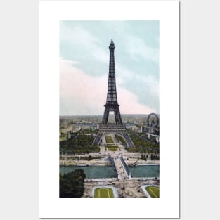 1900 Eiffel Tower Paris France Posters and Art